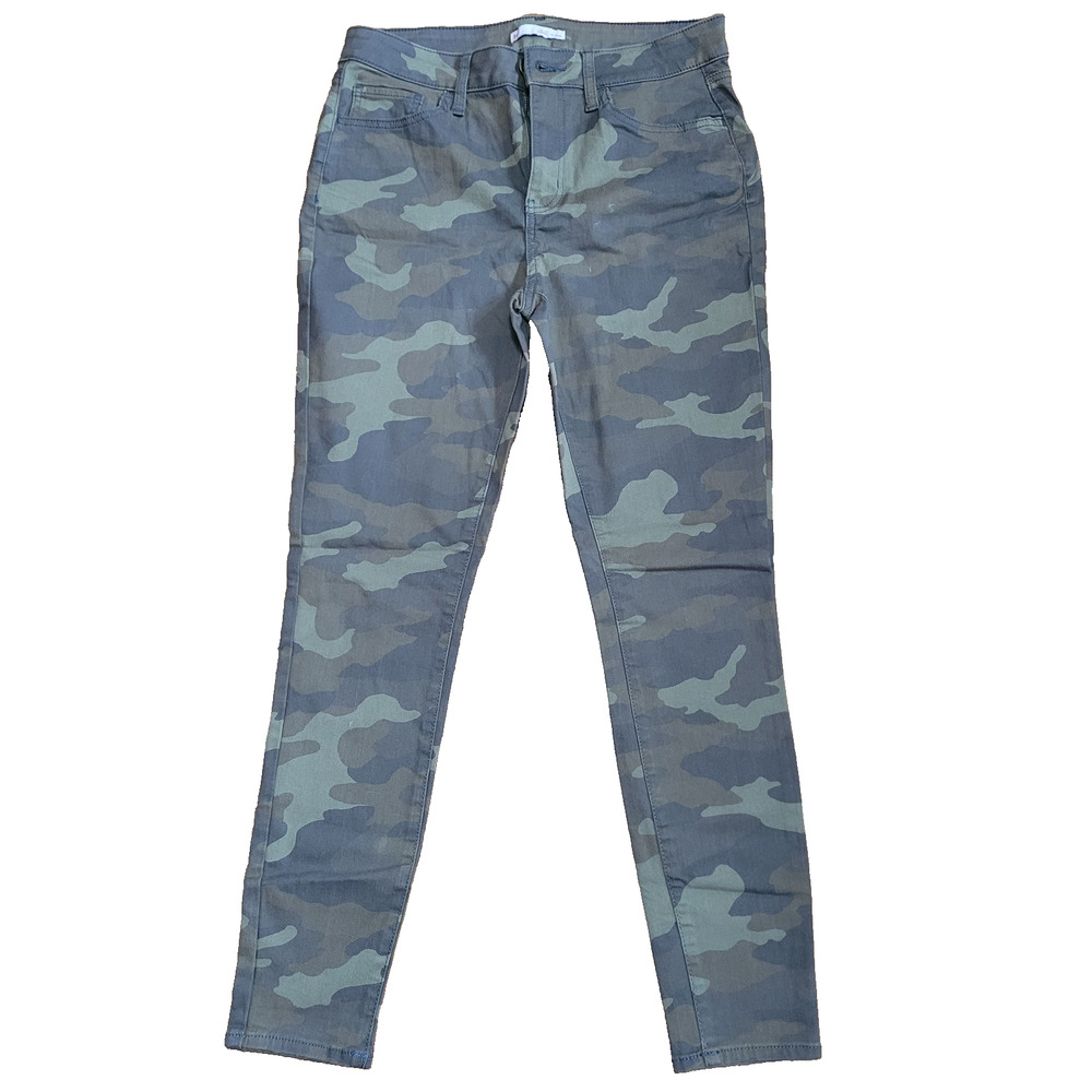 Social Standard Sanctuary Size 11/30W Camo High Rise Jeggings Cotton Stretch